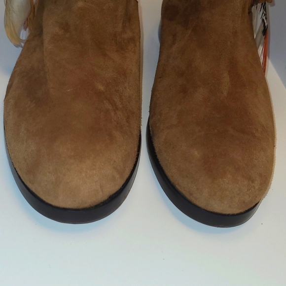 Aquazurra Ankle Boots With Feather Tassels - Picture 7 of 14